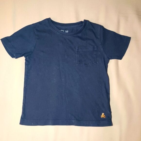 Baby Gap Toddler Boys Pocket T-Shirt Size 3 Navy - Picture 1 of 6